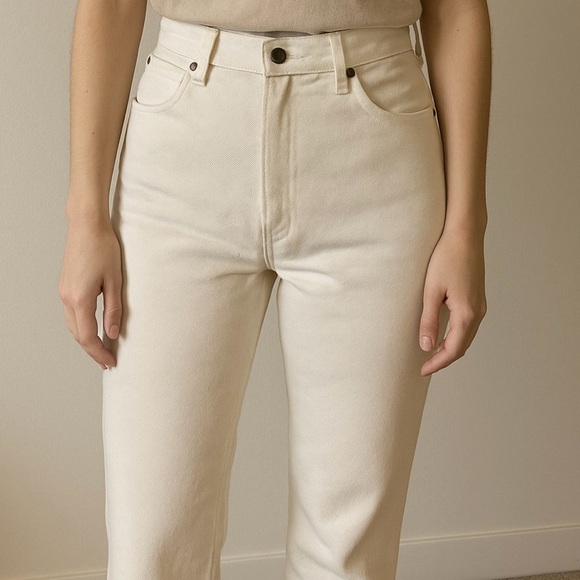 Wrangler 936 Slim Fit Cowboy Cut Jeans White 33x30 RN 130273 Vintage - Picture 3 of 8